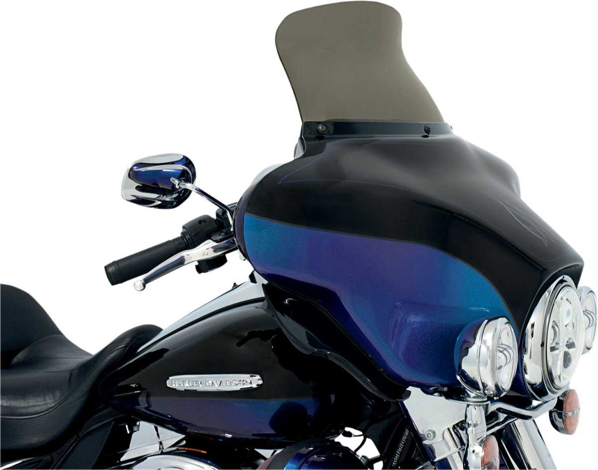 MEMPHIS SHADES Spoiler Windshield - 9" - Smoke - FLH MEP8591