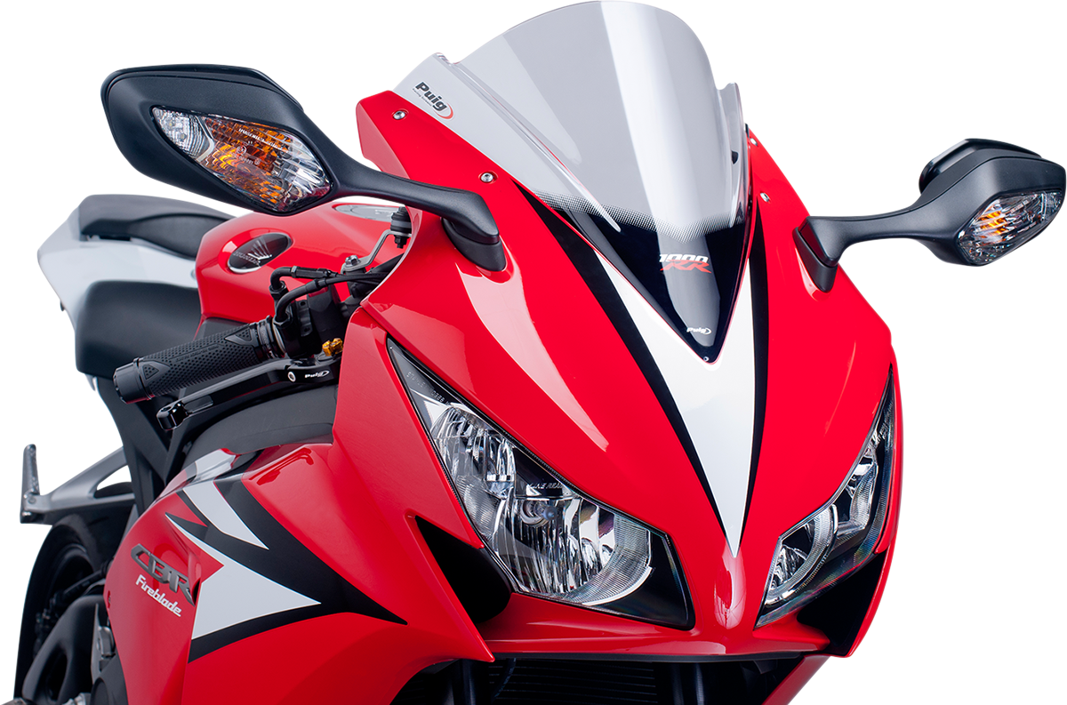PUIG HI-TECH PARTS Race Windscreen - 13-3/8" - Smoke - CBR1000RR 5994H