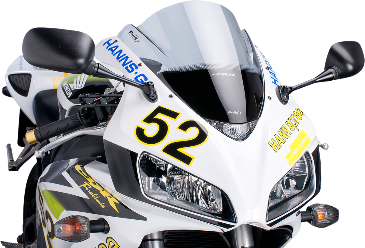 PUIG HI-TECH PARTS Race Windscreen - 14-1/2" - Smoke - CBR1000RR 1665H