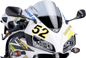 PUIG HI-TECH PARTS Race Windscreen - 14-1/2" - Smoke - CBR1000RR 1665H