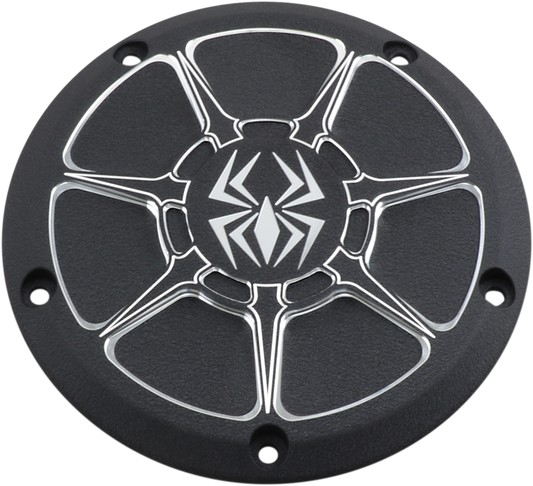 REKLUSE Derby Cover - Wrinkle Black - Touring/Trike RMS-0515006