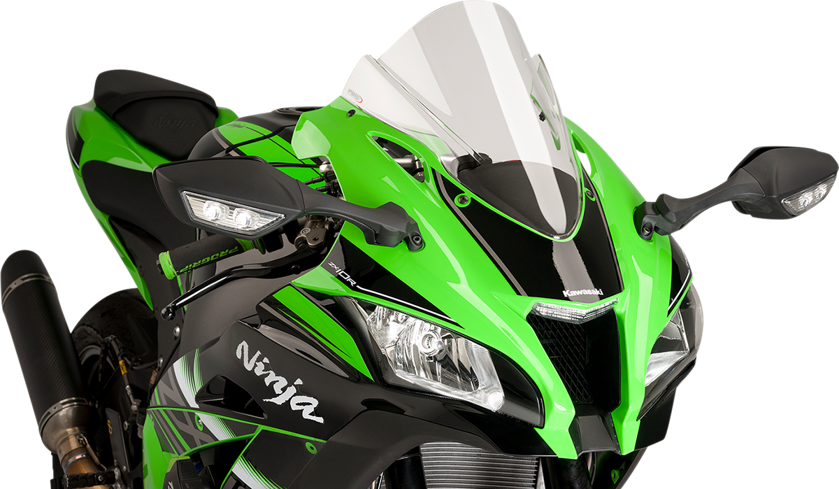 PUIG HI-TECH PARTS Race Windscreen - 14-1/4" - Clear - ZX10R 8912W