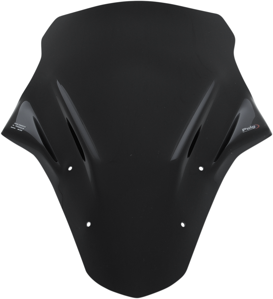 PUIG HI-TECH PARTS Race Windscreen - 21-1/4" - Black - Ninja 650 5998N