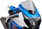 PUIG HI-TECH PARTS Race Windscreen - 14-1/4" - Smoke - GSXR1000 4933H