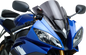 PUIG HI-TECH PARTS Race Windscreen - 13-3/4" - Dark Smoke - YZF-R6 4635F