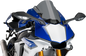 PUIG HI-TECH PARTS Race Windscreen - 13-1/4" - Dark Smoke - YZF-R1 7648F