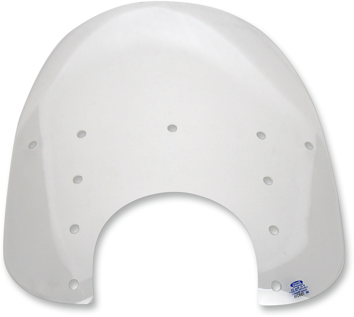 MEMPHIS SHADES Fats Windshield - 17" - 9" Headlight Cutout - Clear MEP3620