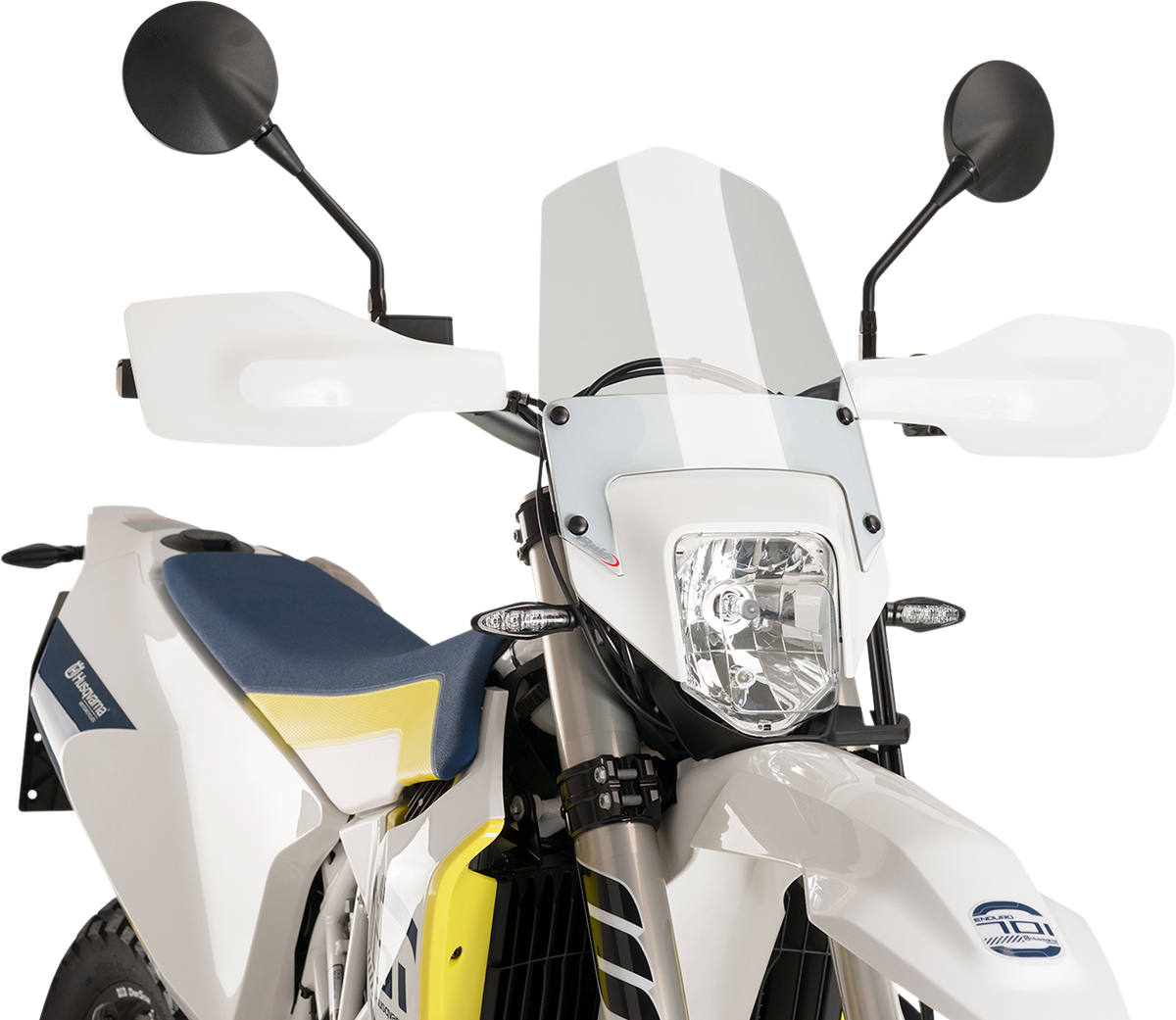 PUIG HI-TECH PARTS New Generation Windscreen - 13-3/4" - Clear - Husqvarna 701 9867W