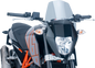 PUIG HI-TECH PARTS New Generation Windscreen - 10-1/2" - Smoke - KTM 690 6009H