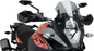 PUIG HI-TECH PARTS New Generation Windscreen - 12-3/8" - Smoke - KTM Adventure 6847H