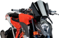 PUIG HI-TECH PARTS New Generation Windscreen - 16-1/2" - Black - KTM 1290 7014N