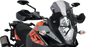 PUIG HI-TECH PARTS Race Windscreen - 12-3/8" - Dark Smoke - KTM 6847F