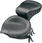 MUSTANG Wide Studded Touring Seat - Softail '84-'99 75503