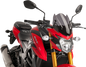PUIG HI-TECH PARTS New Generation Windscreen - 13" - Dark Smoke - GSXS750 9435F