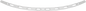 MEMPHIS SHADES Windshield Trim - Polished - Oval - '96-'13 FLH MEM0946