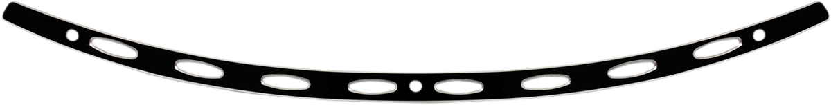 MEMPHIS SHADES Windshield Trim - Black - Oval - '96-'13 FLH MEB0946