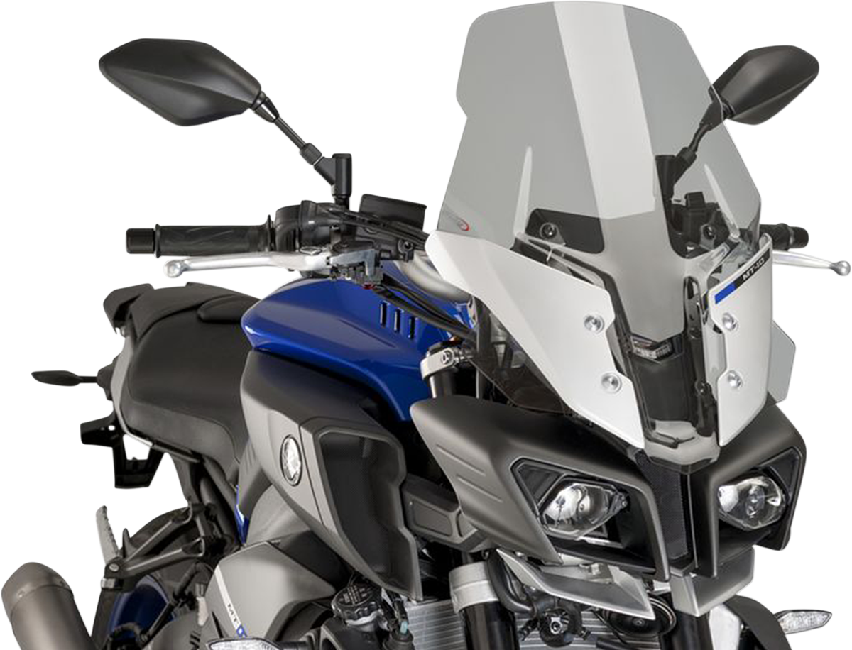 PUIG HI-TECH PARTS New Generation Windscreen - 19-3/4" - Smoke - MT10 8918H