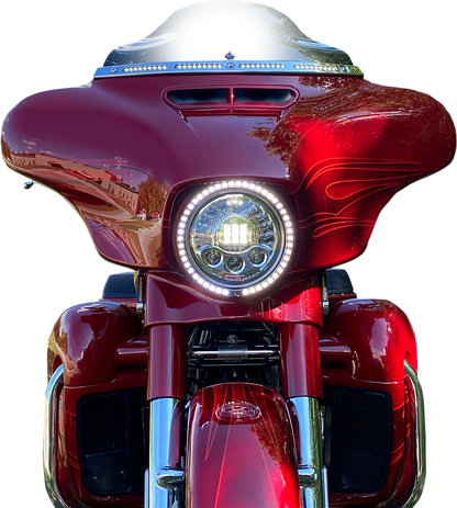 CUSTOM DYNAMICS Trim Ring - Standard Turn Signal - Chrome PB-7TR-AW-1C
