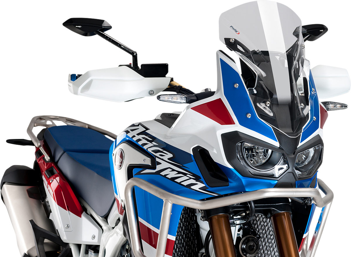 PUIG HI-TECH PARTS Race Windscreen - 16-1/4" - Light Smoke - Honda 8904H