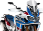 PUIG HI-TECH PARTS Race Windscreen - 16-1/4" - Light Smoke - Honda 8904H