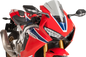 PUIG HI-TECH PARTS Race Windscreen - 13" - Smoke - Honda 9407H