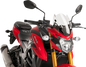 PUIG HI-TECH PARTS Naked Sport Windscreen - 12-1/4" - Clear - Suzuki 9435W