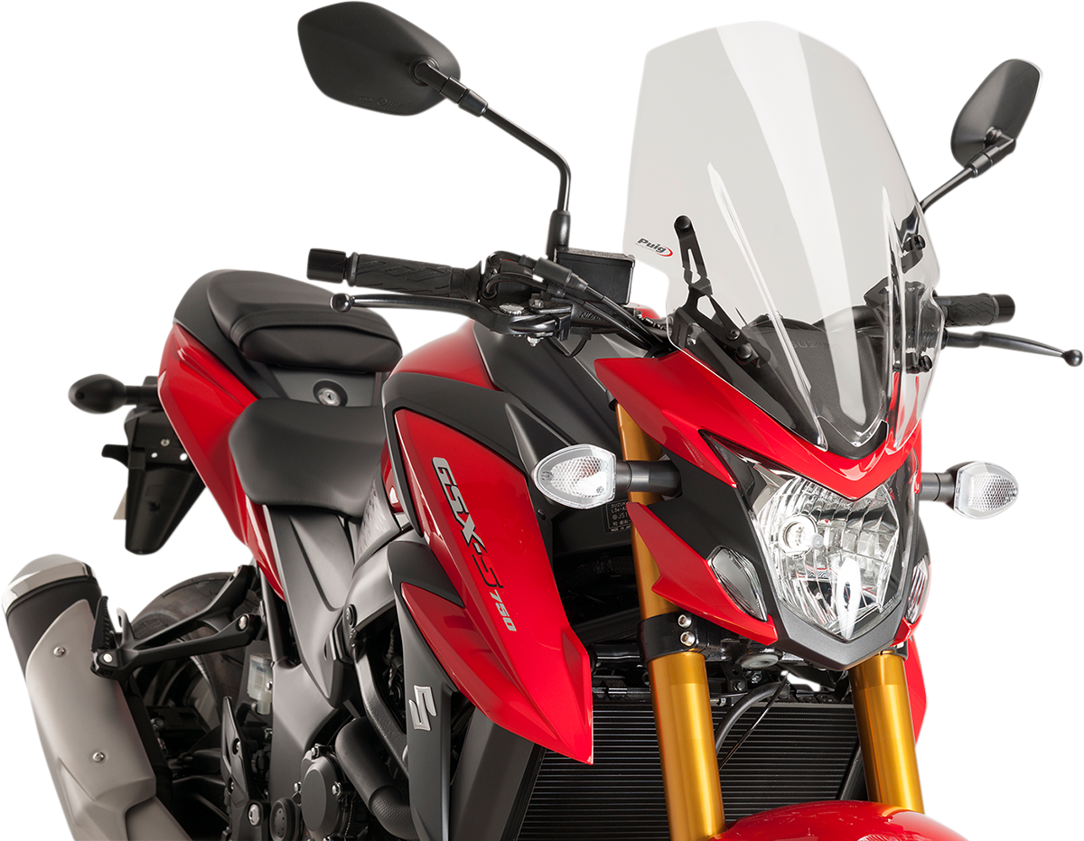 PUIG HI-TECH PARTS Race Windscreen - 17-1/4" - Clear - Suzuki 9436W