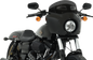 MEMPHIS SHADES Road Warrior Windshield - Vented - Dark Black Smoke - 7" MEP87210