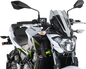 PUIG HI-TECH PARTS New Generation Windscreen - 13-3/8" - Smoke - Kawasaki 9588H