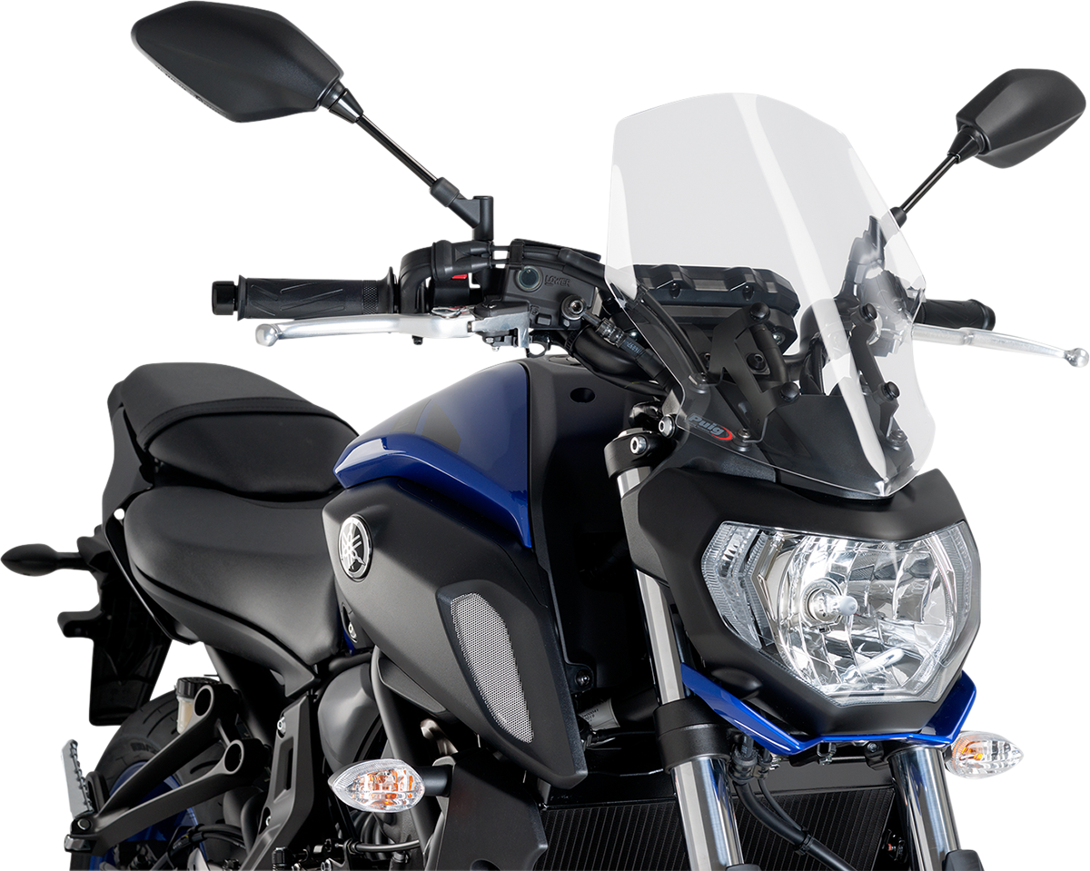 PUIG HI-TECH PARTS Race Windscreen - 14-1/4" - Clear - Tour - Yamaha 9667W