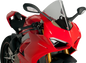 PUIG HI-TECH PARTS Race Windscreen - Light Smoke - Ducati 9690H