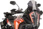 PUIG HI-TECH PARTS Race Windscreen - 11-1/2" - Dark Smoke - KTM 9716F