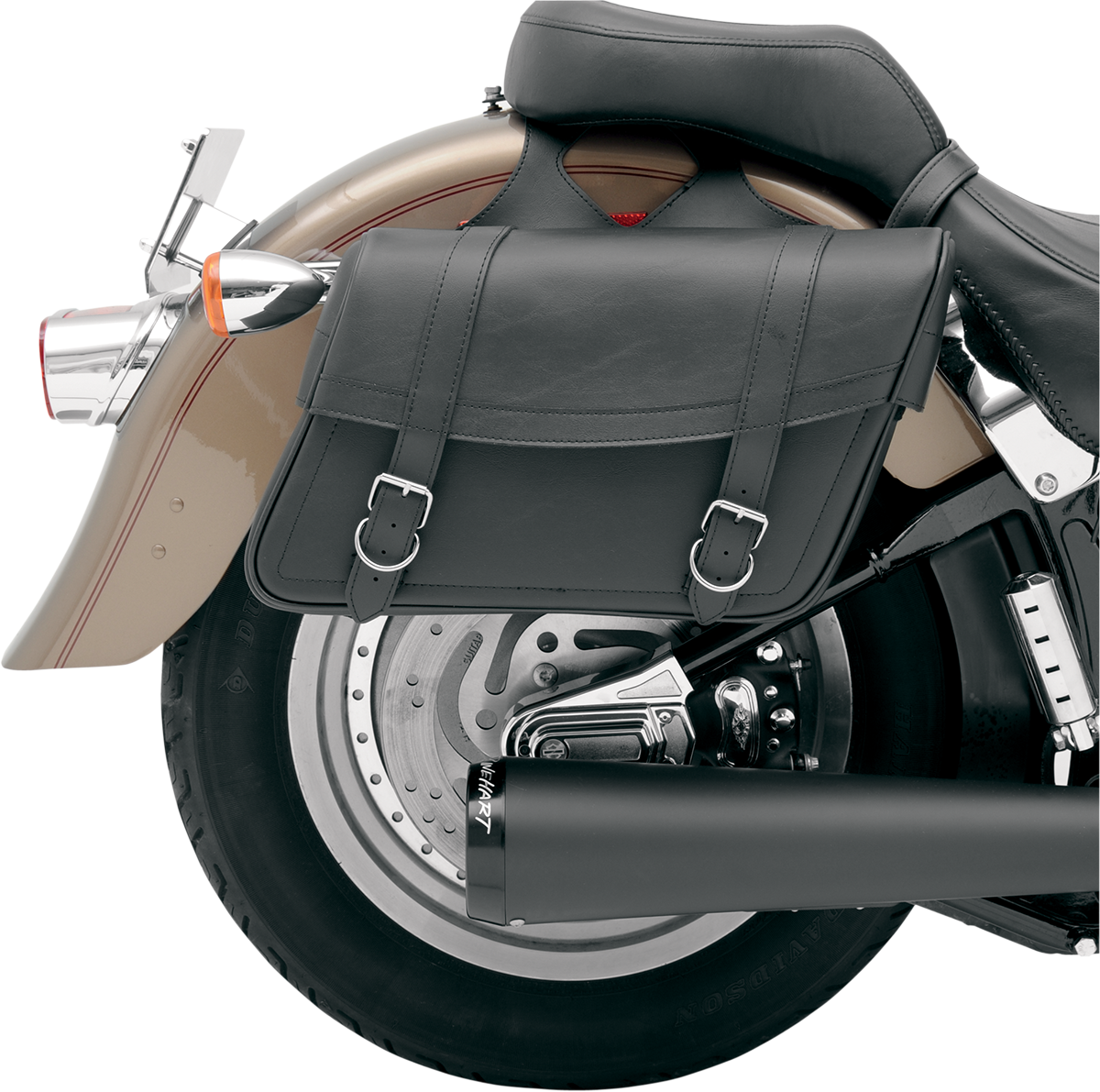 SADDLEMEN Highwayman Slant-style Saddlebags - Jumbo X021-02-042