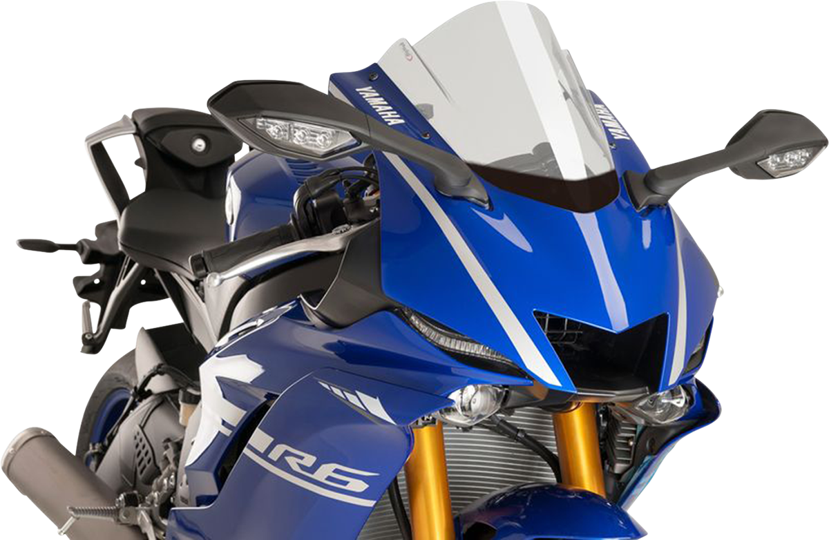 PUIG HI-TECH PARTS Race Windscreen - 14-1/4" - Clear - Yamaha 9723W