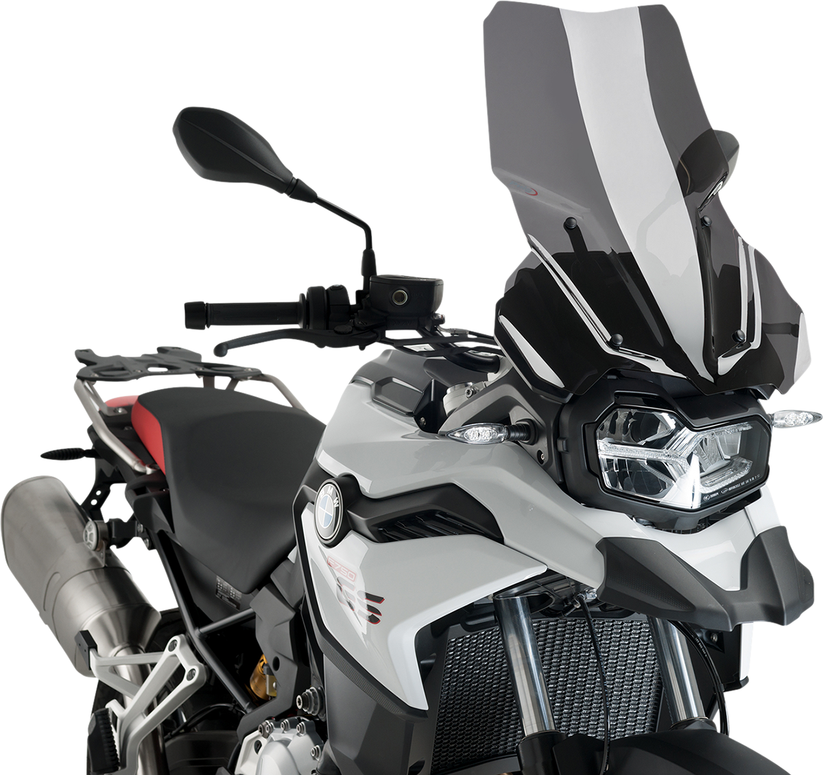 PUIG HI-TECH PARTS Touring Windscreen - 21" - Dark Smoke - BMW 9770F