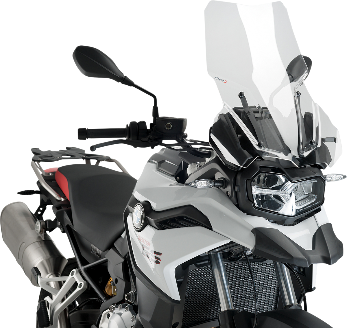 PUIG HI-TECH PARTS Touring Windscreen - 21" - Clear - BMW 9770W