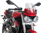 PUIG HI-TECH PARTS New Generation Windscreen - 12-1/4" - Clear - Street Triple 765 9999W