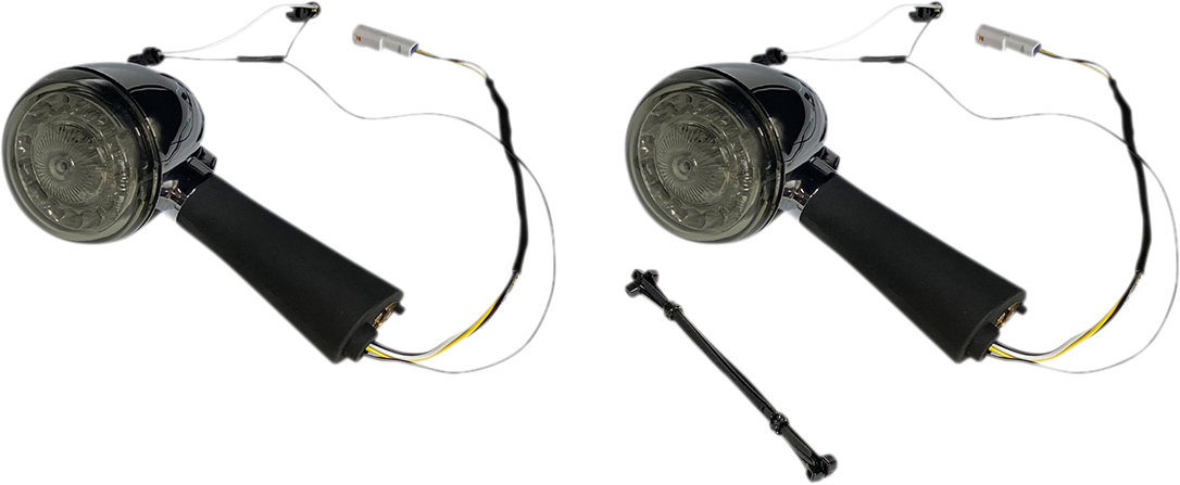 CUSTOM DYNAMICS ProBEAM® LED Turn Signal - Rear - Chrome - Scout PB-SCOUT-RR-CS