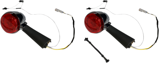 CUSTOM DYNAMICS ProBEAM® LED Turn Signal - Rear - Chrome - Scout PB-SCOUT-RR-CR
