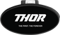 THOR Hitch Cover - Black/White 9905-0164