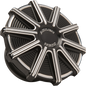 ARLEN NESS Vented Gas Cap - 10 Gauge - Black Machined Accents 701-002