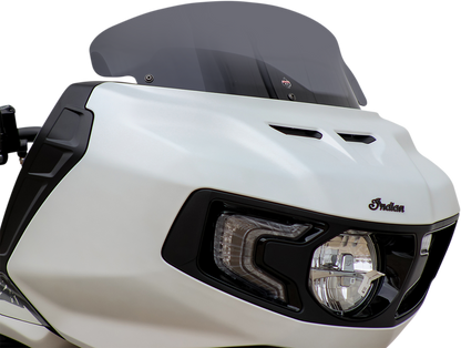 KLOCK WERKS Flare® Windshield - 8" - Dark Smoke - '20-'25 Indian KWW-04-0580