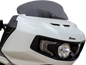 KLOCK WERKS Flare® Windshield - 8" - Dark Smoke - '20-'25 Indian KWW-04-0580