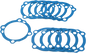 JAMES GASKET Head Gasket - Teflon® - Blue PTFE - 1000cc - .045" - '73-'85 Sportster JGI-16769-73-T