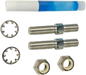 CUSTOM DYNAMICS Adapter - Mirror - Chrome - M8 x 1.25 Right-Hand Thread/5/16"-24 Right-Hand Thread CD-MIRADAPT-02