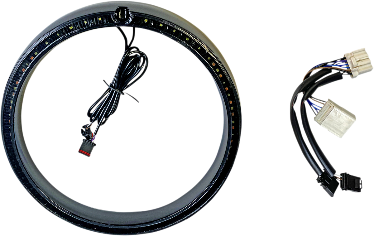 CUSTOM DYNAMICS Sequential Trim Ring - Black PB-7TR-SEQ-3B