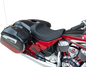DRAG SPECIALTIES SEATS Solo Seat - Double Diamond - Black Stitching - Indian '14-22 0810-2267