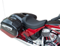 DRAG SPECIALTIES SEATS Solo Seat - Linear Stitched - Vinyl - '14-'22 Indian 0810-2266
