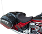DRAG SPECIALTIES SEATS Solo Seat - Double Diamond - Red Stitching - Indian'14-'22 0810-2269