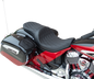 DRAG SPECIALTIES SEATS Low Profile Touring Seat - Double Diamond w/ Black Stitching - Indian '14-'22 0810-2259